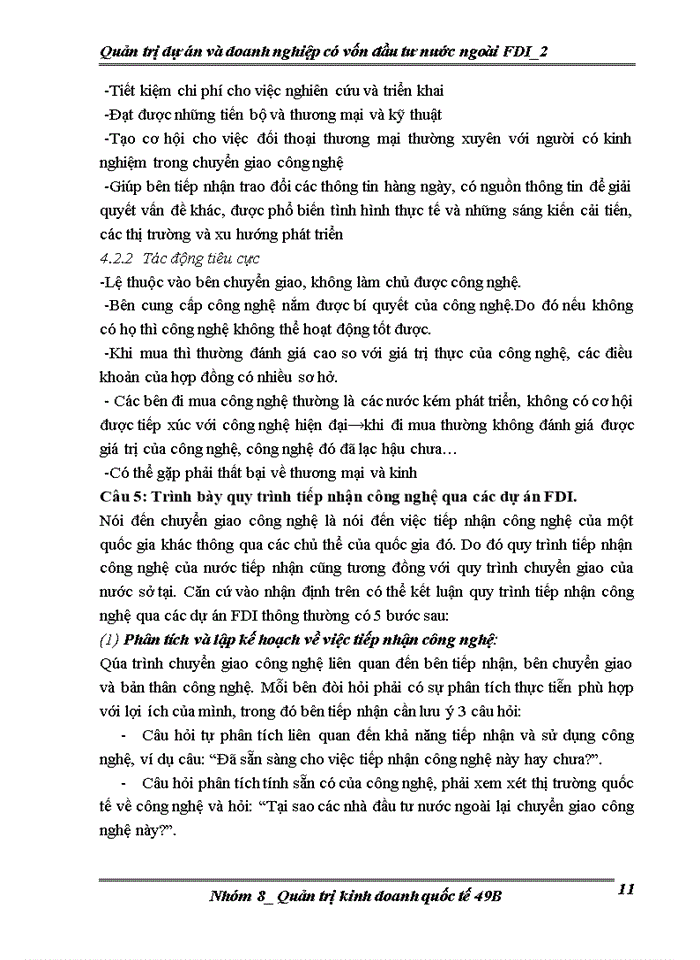 image for page Quản trị dự án và doanh nghiệp có vốn đầu tư nước ngoài FDI 2