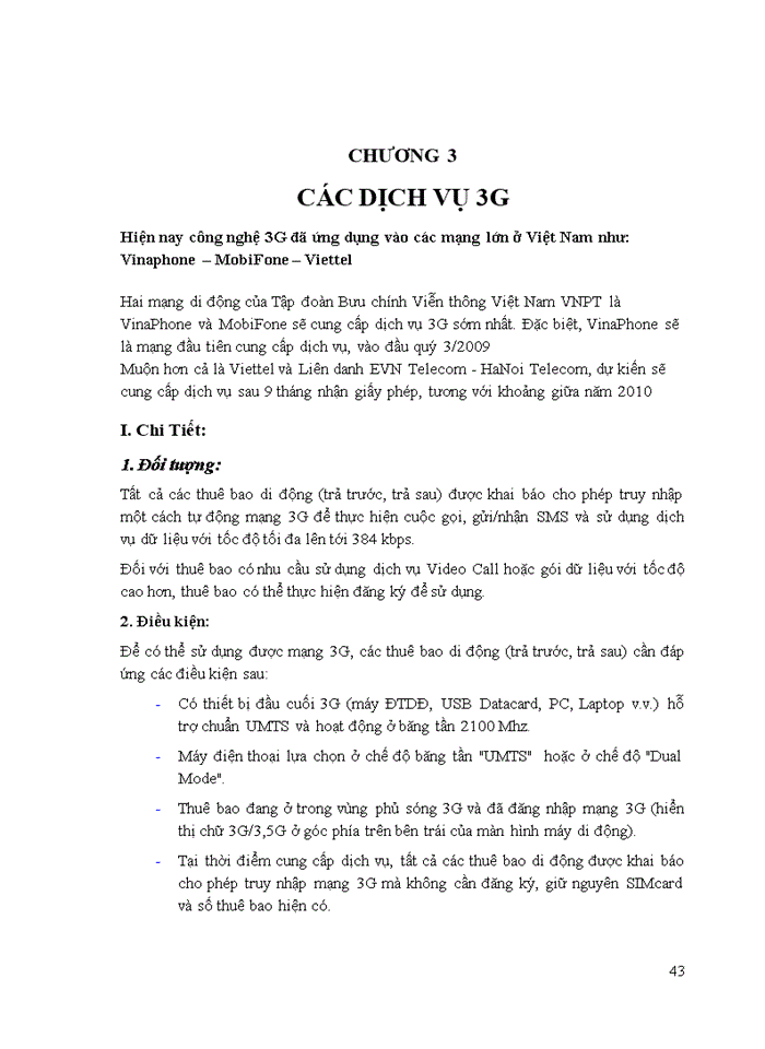 image for page Tổng quan về 3G