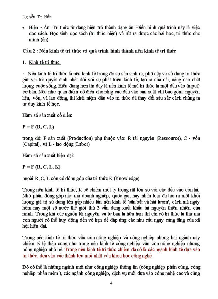 image for page Kinh tế tri thức Knowledge Economy