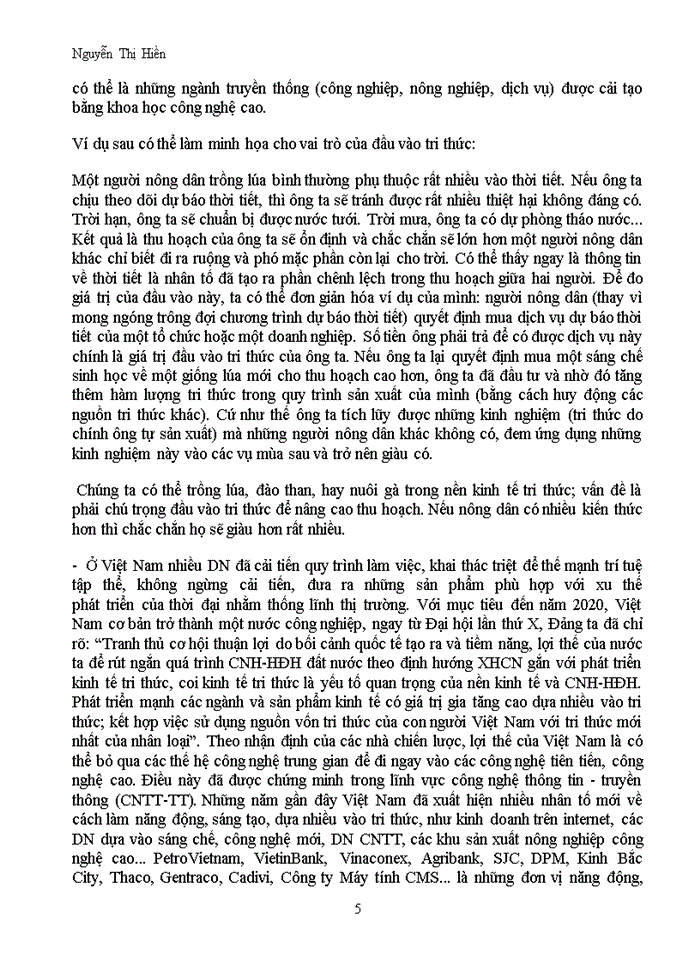 image for page Kinh tế tri thức Knowledge Economy