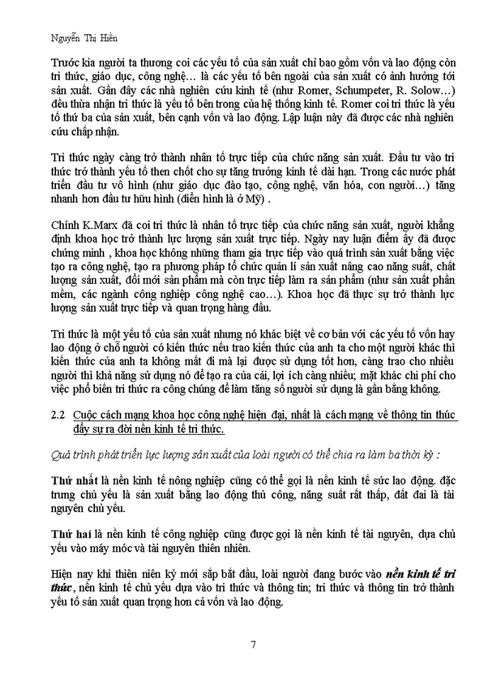 image for page Kinh tế tri thức Knowledge Economy