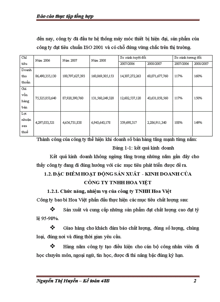 image for page Tổ chức bộ máy Kế toán và hệ thống Kế toán tại Công ty Trách nhiệm Hữu hạn hoa việt