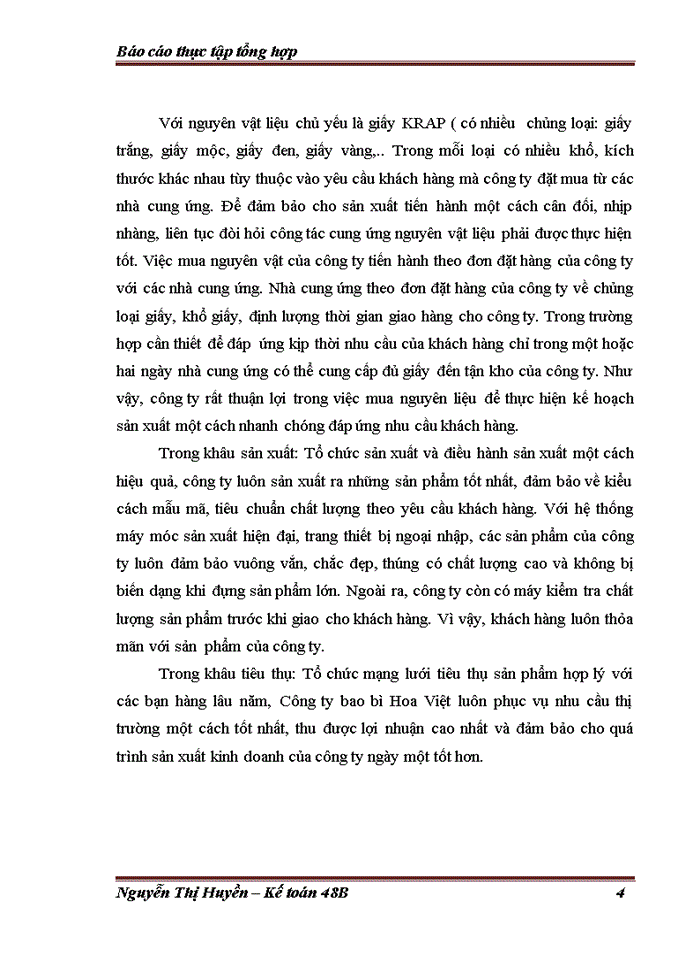 image for page Tổ chức bộ máy Kế toán và hệ thống Kế toán tại Công ty Trách nhiệm Hữu hạn hoa việt