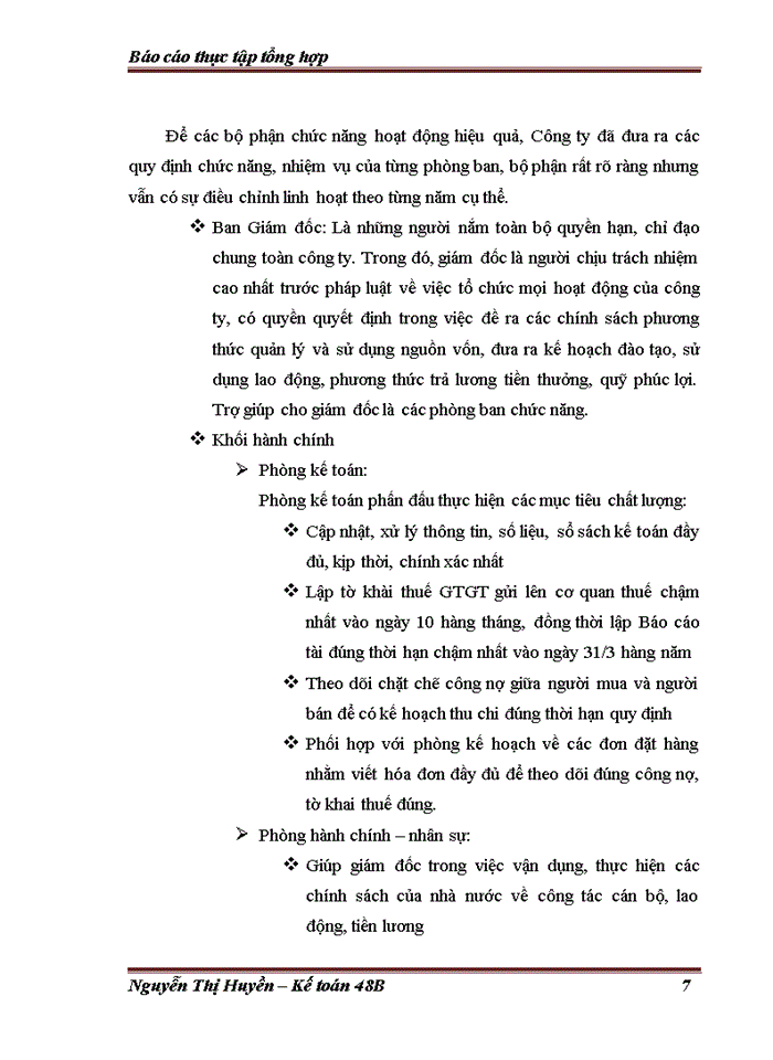 image for page Tổ chức bộ máy Kế toán và hệ thống Kế toán tại Công ty Trách nhiệm Hữu hạn hoa việt