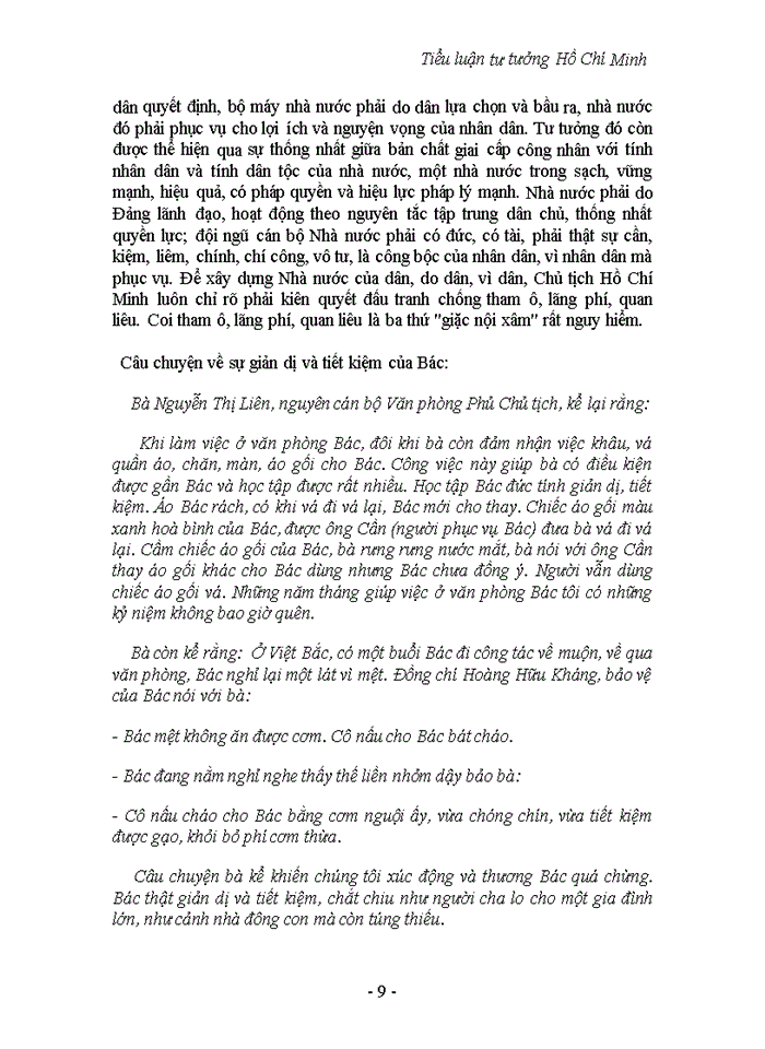 image for page Tư tưởng Hồ Chí Minh