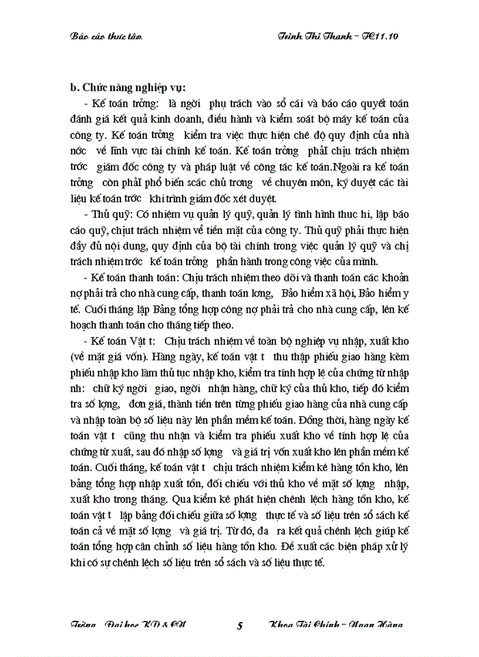 image for page Báo cáo thực tập tai Công ty Trách nhiệm Hữu hạn Á Phi