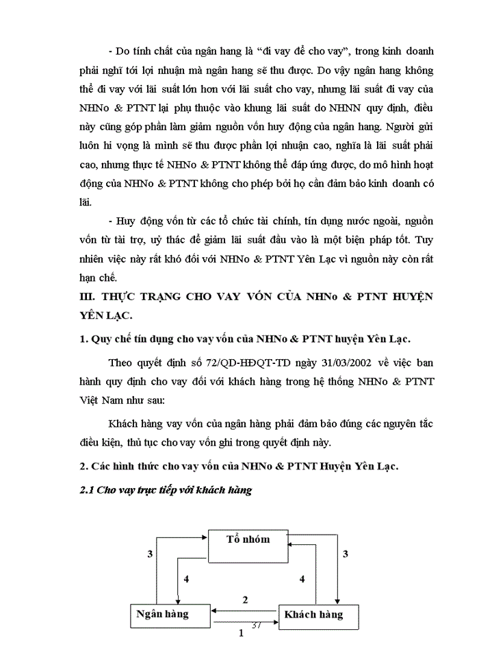 image for page Một số giải pháp nhằm nâng cao hiệu quả huy động vốn và cho vay vốn phục vụ phát triển nông nghiệp nông thôn tại chi nhánh Ngân hàng Nông nghiệp và Phát triển Nông thôn huyện Yên Lạc tỉnh Vĩnh Phúc
