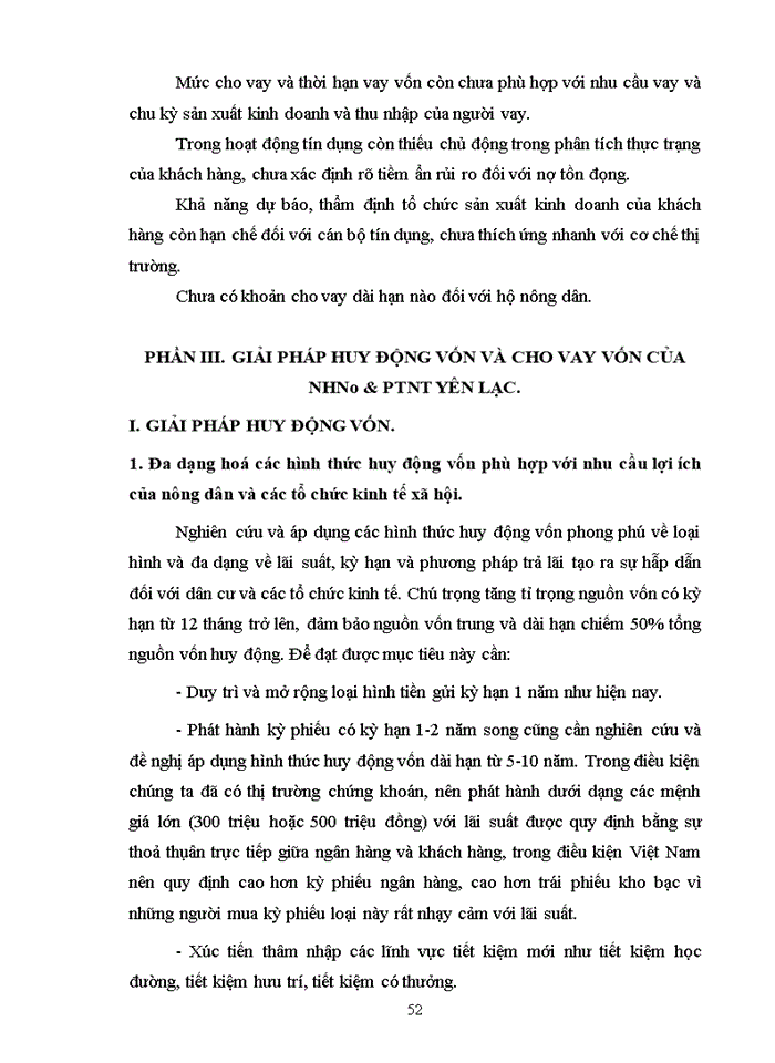 image for page Một số giải pháp nhằm nâng cao hiệu quả huy động vốn và cho vay vốn phục vụ phát triển nông nghiệp nông thôn tại chi nhánh Ngân hàng Nông nghiệp và Phát triển Nông thôn huyện Yên Lạc tỉnh Vĩnh Phúc