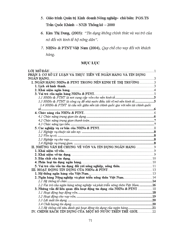 image for page Một số giải pháp nhằm nâng cao hiệu quả huy động vốn và cho vay vốn phục vụ phát triển nông nghiệp nông thôn tại chi nhánh Ngân hàng Nông nghiệp và Phát triển Nông thôn huyện Yên Lạc tỉnh Vĩnh Phúc