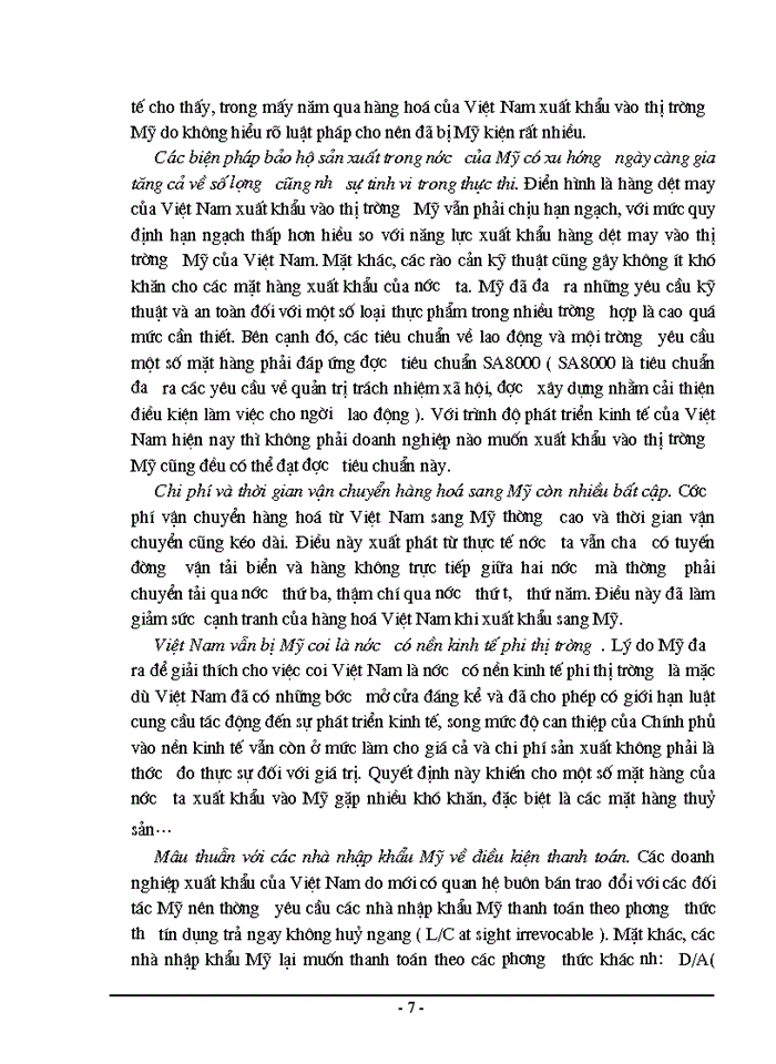 image for page Xuất khẩu hàng hoá của Việt Nam sang thị trường Mỹ Thực trạng và giải pháp phát triển