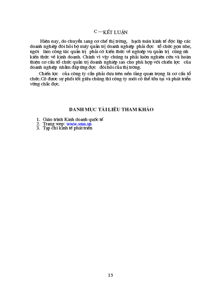 image for page Việc lựa chọn cơ cấu tổ chức và mức độ phù hợp của cơ cấu tổ chứ với chiến lược mà Công ty phần mềm và truyền thông VASC theo đuổi