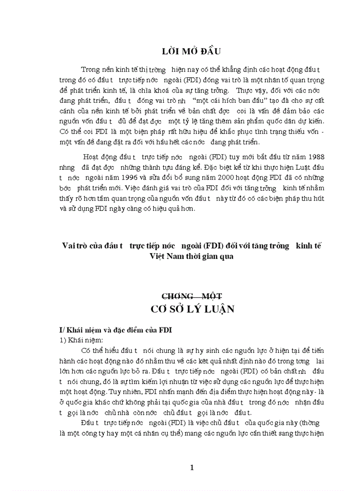 image for page Vai trò của đầu tư trực tiếp nước ngoài FDI đối với tăng trưởng kinh tế Việt Nam thời gian qua