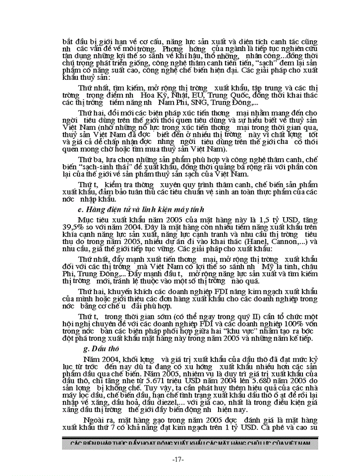 image for page Các biện pháp thúc đẩy hoạt động Xuất khẩu các mặt hàng chủ lực của Việt Nam