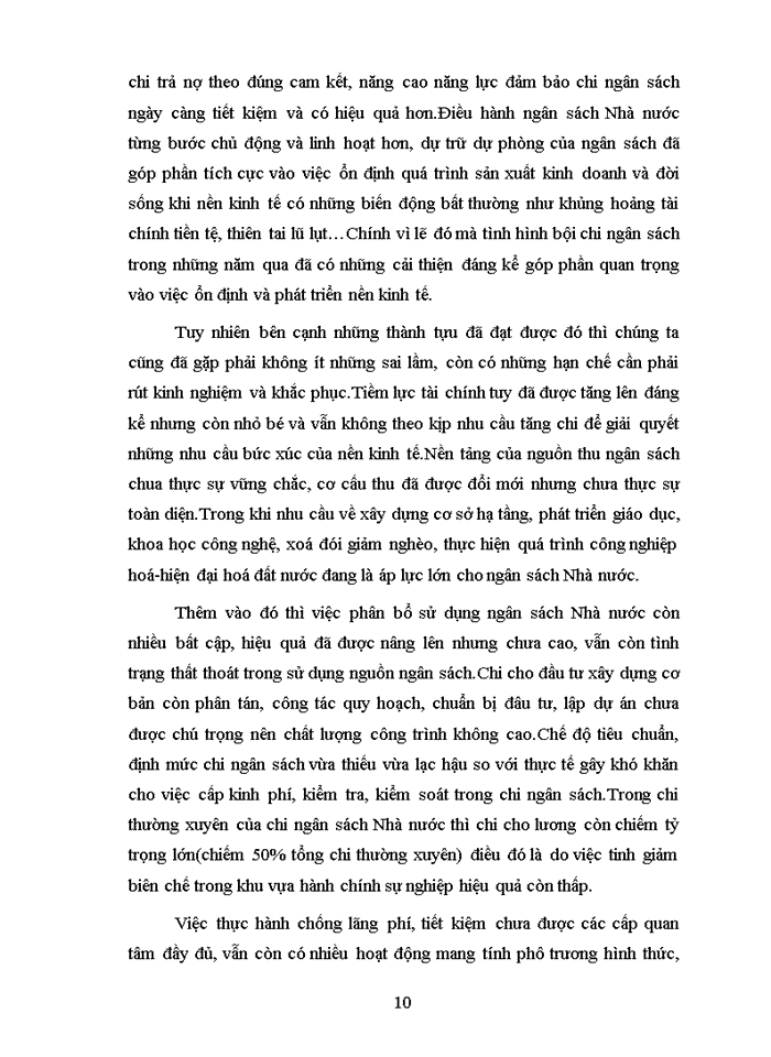 image for page Bội chi Ngân sách Nhà nước ở Việt Nam hiện nay thực trạng và giải pháp