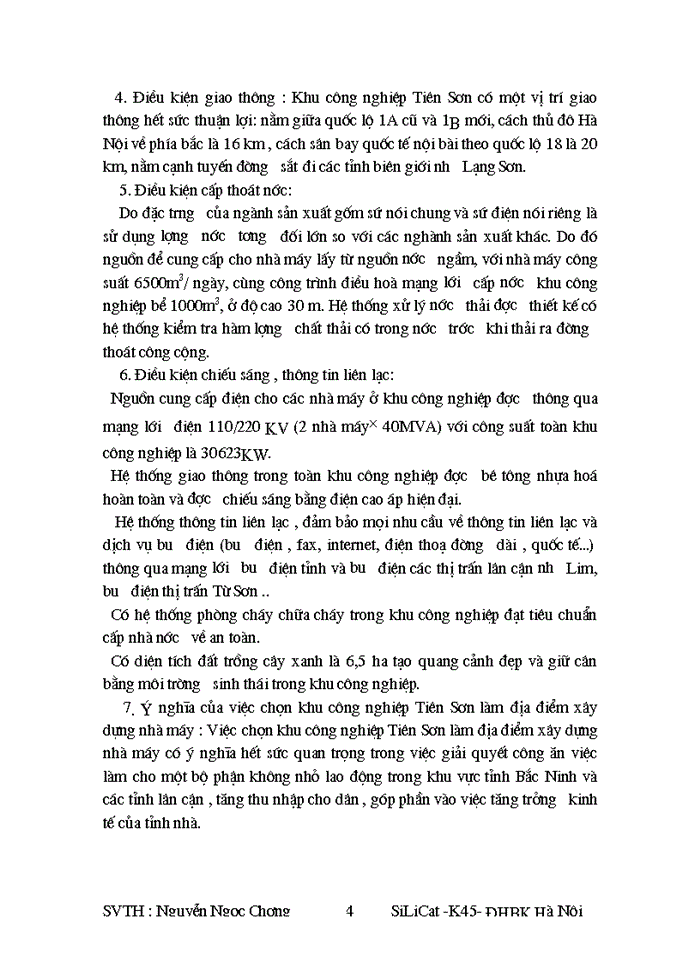 image for page THS Đồ án Xây dựng nhà máy SiLiCat