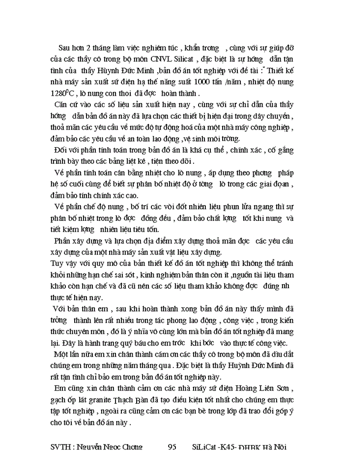image for page THS Đồ án Xây dựng nhà máy SiLiCat