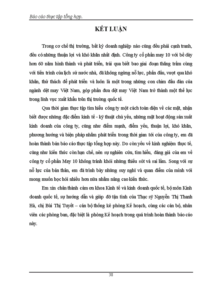 image for page Các hoạt động Sản xuất Kinh doanh chủ yếu của Công ty cổ phần May 10