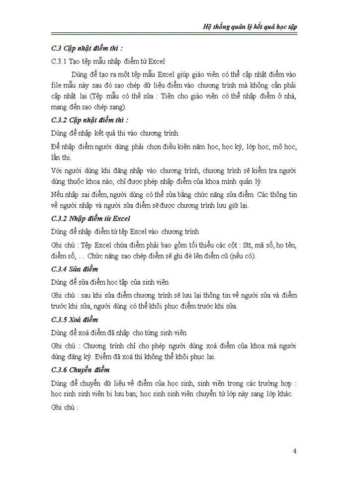 image for page Phân tích và thiết kế hệ thống quản lý kết quả học tập bằng uml