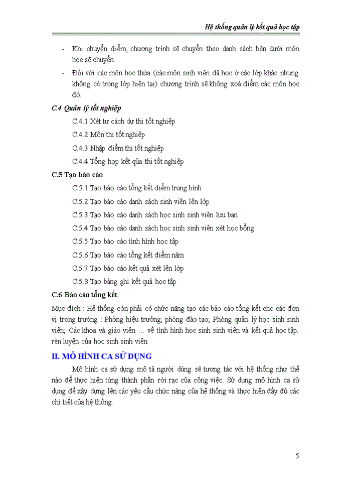 image for page Phân tích và thiết kế hệ thống quản lý kết quả học tập bằng uml