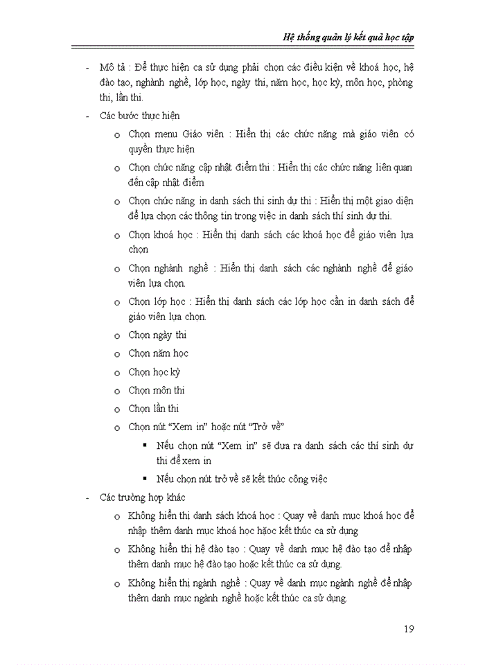 image for page Phân tích và thiết kế hệ thống quản lý kết quả học tập bằng uml