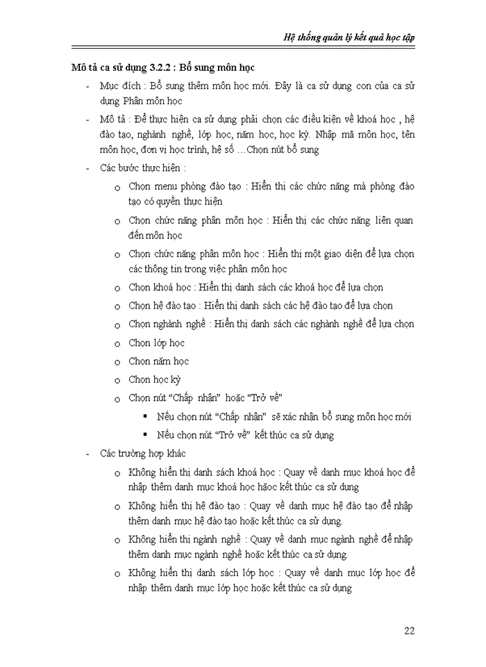 image for page Phân tích và thiết kế hệ thống quản lý kết quả học tập bằng uml