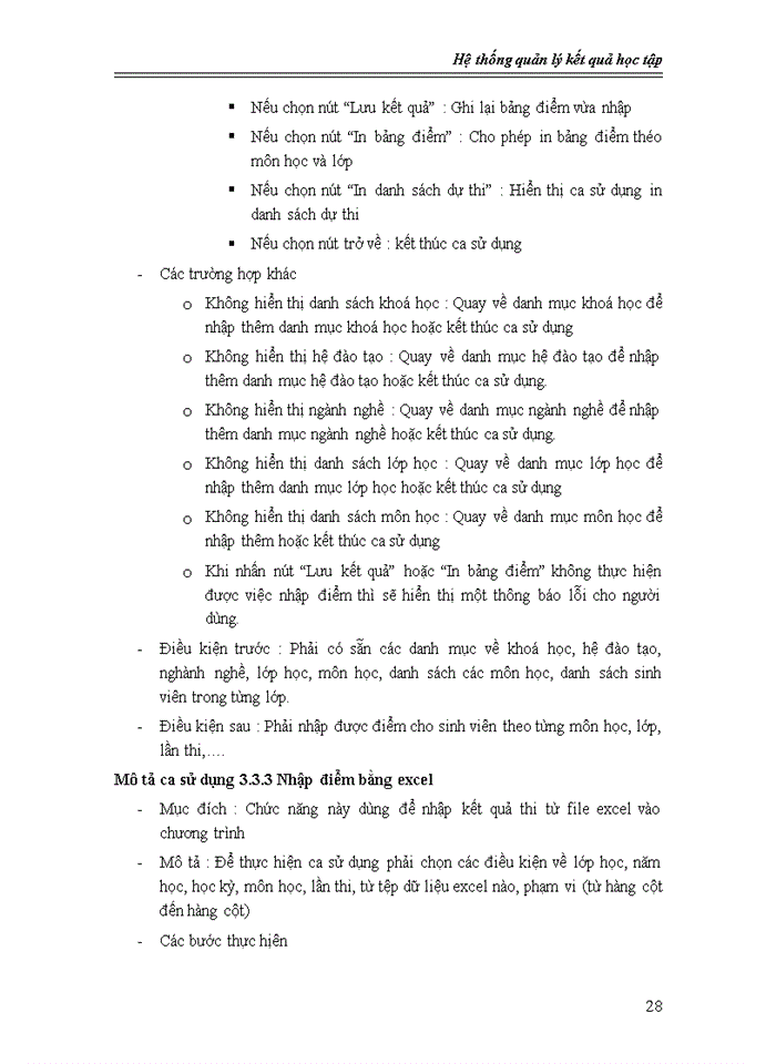 image for page Phân tích và thiết kế hệ thống quản lý kết quả học tập bằng uml