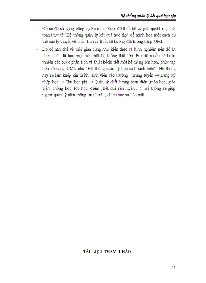 image for page Phân tích và thiết kế hệ thống quản lý kết quả học tập bằng uml