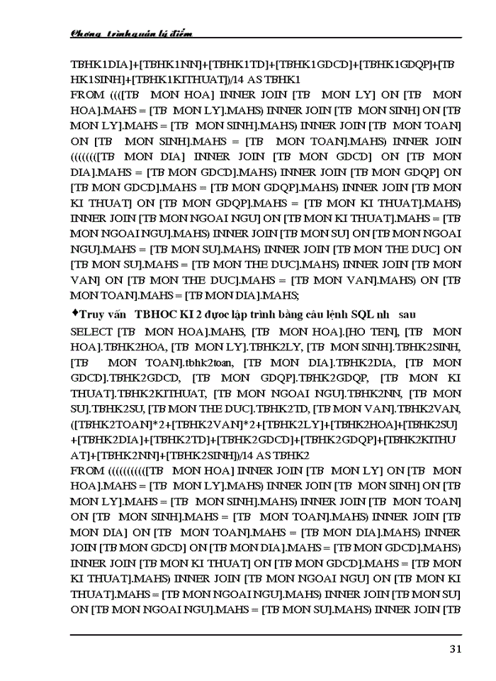 image for page Quản lý điểm