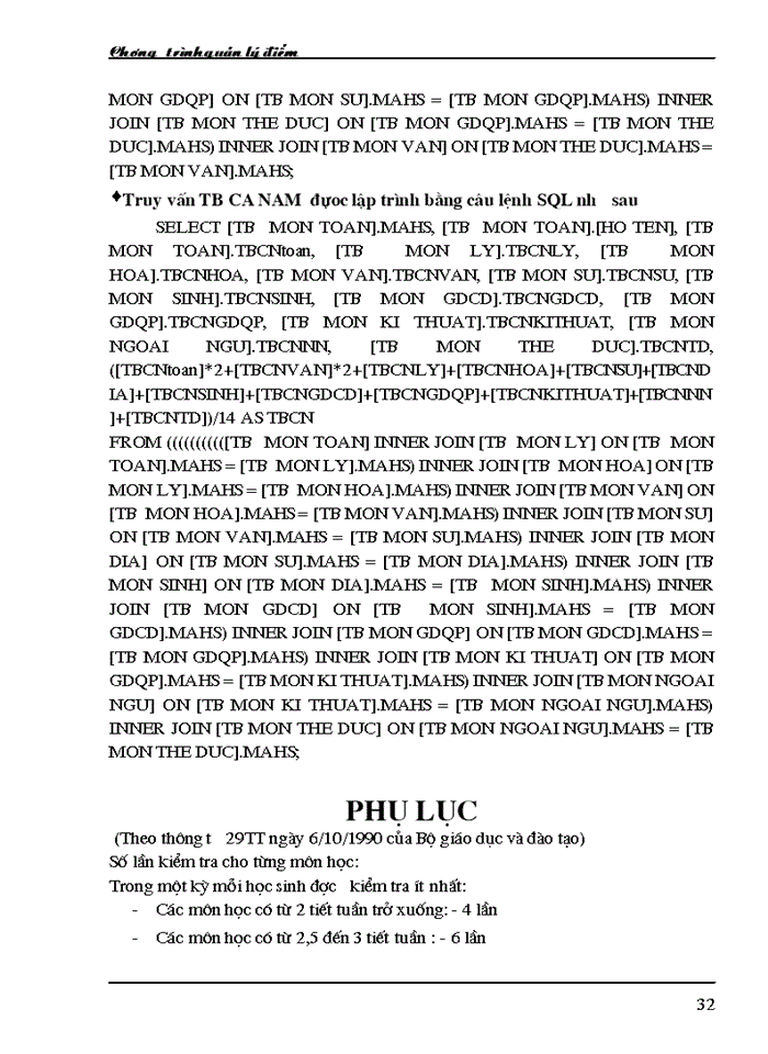 image for page Quản lý điểm