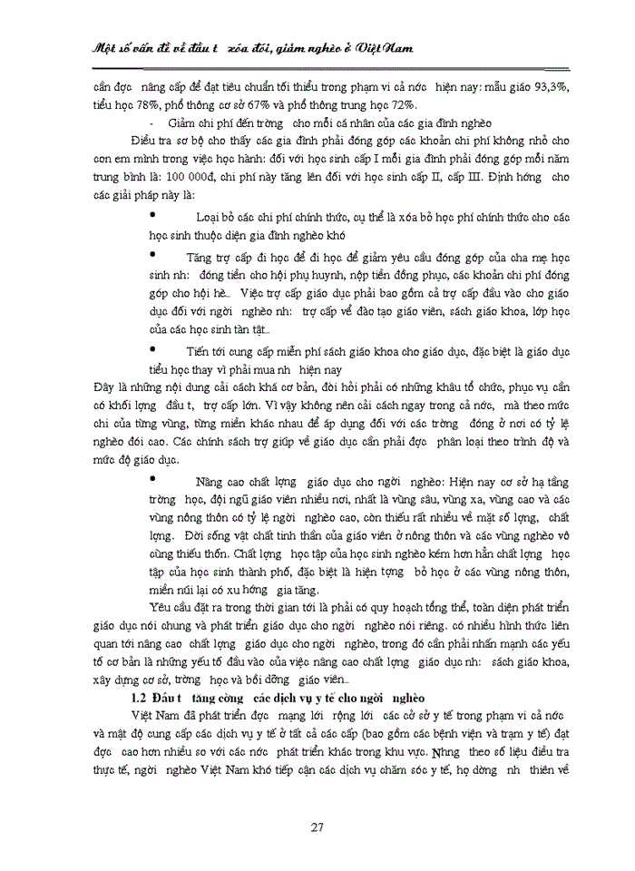 image for page Một số vấn đề về đầu tư xóa đói giảm nghèo ở Việt Nam