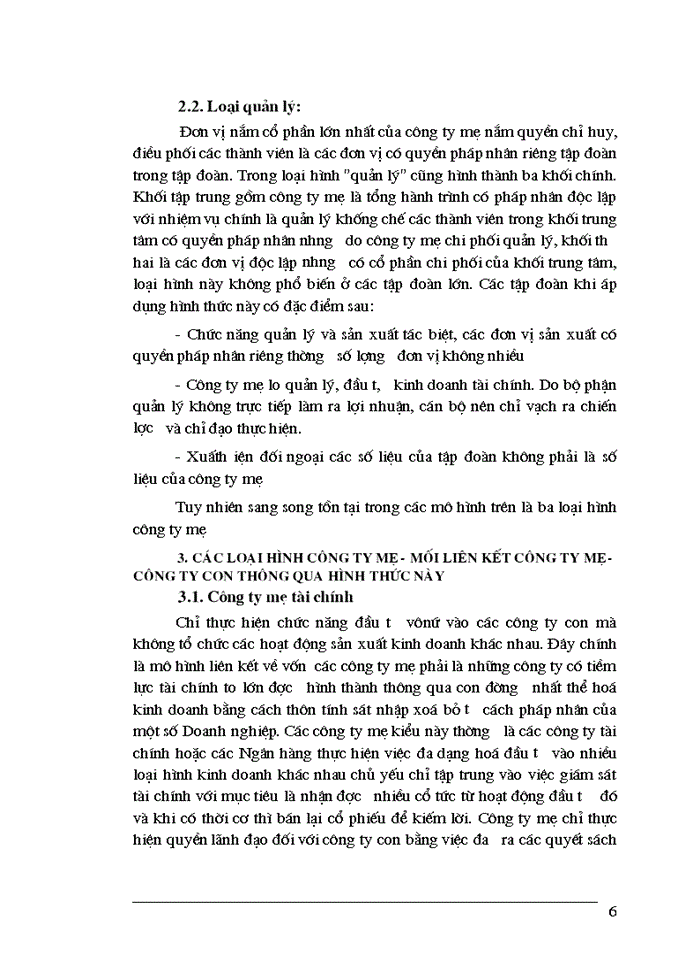 Ưu điểm và hạn chế của mô hình Công ty mẹ - Công ty con