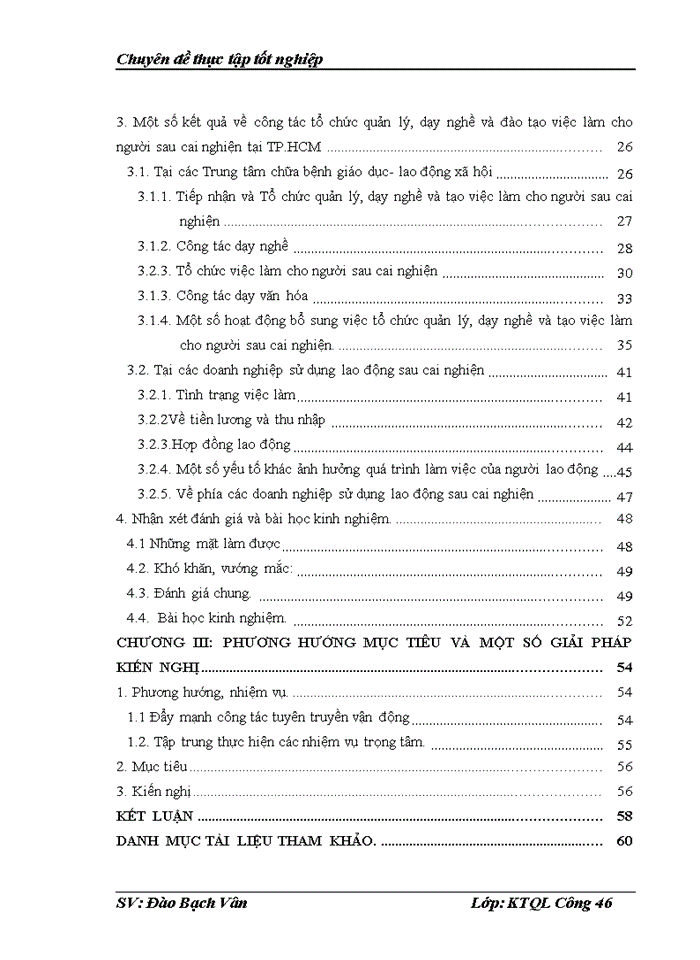 image for page Thực trạng về công tác tổ chức quản lý dạy nghề và tạo việc làm cho người sau cai nghiện tại thành phố hồ chí minh