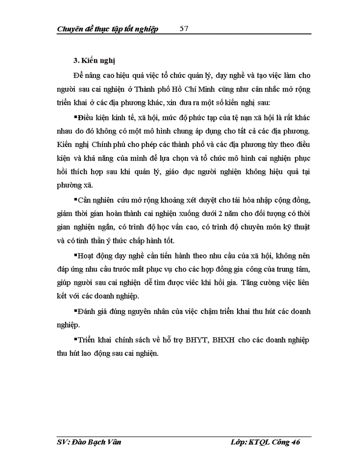 image for page Thực trạng về công tác tổ chức quản lý dạy nghề và tạo việc làm cho người sau cai nghiện tại thành phố hồ chí minh