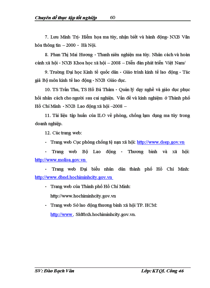 image for page Thực trạng về công tác tổ chức quản lý dạy nghề và tạo việc làm cho người sau cai nghiện tại thành phố hồ chí minh