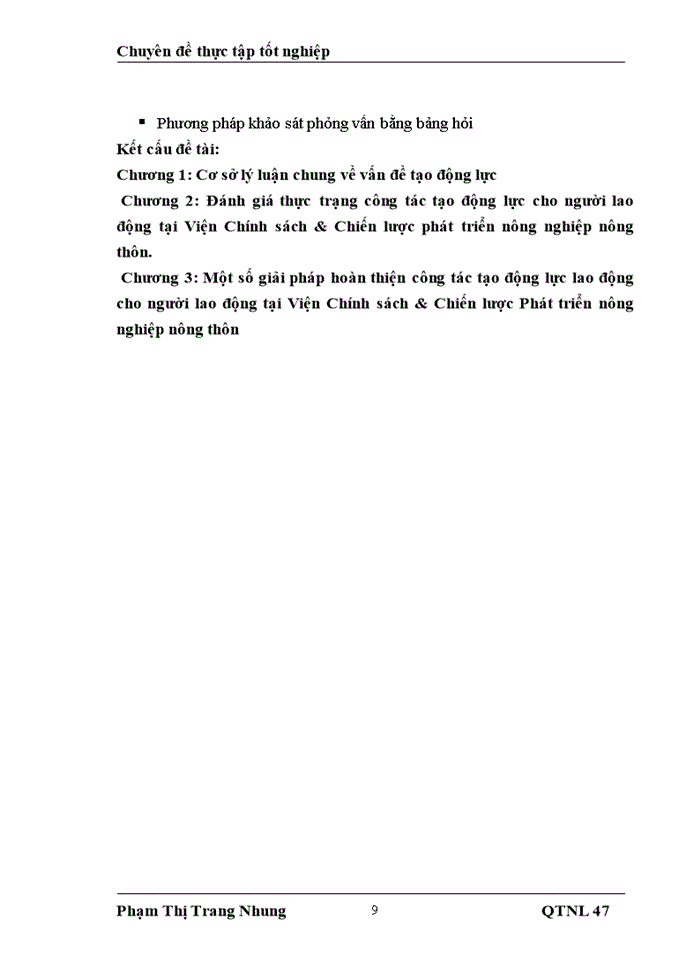 image for page Hoàn thiện công tác tạo động lực cho cán bộ nghiên cứu khoa học tại Viện Chính sách và Chiến lược Phát triển nông nghiệp nông thôn