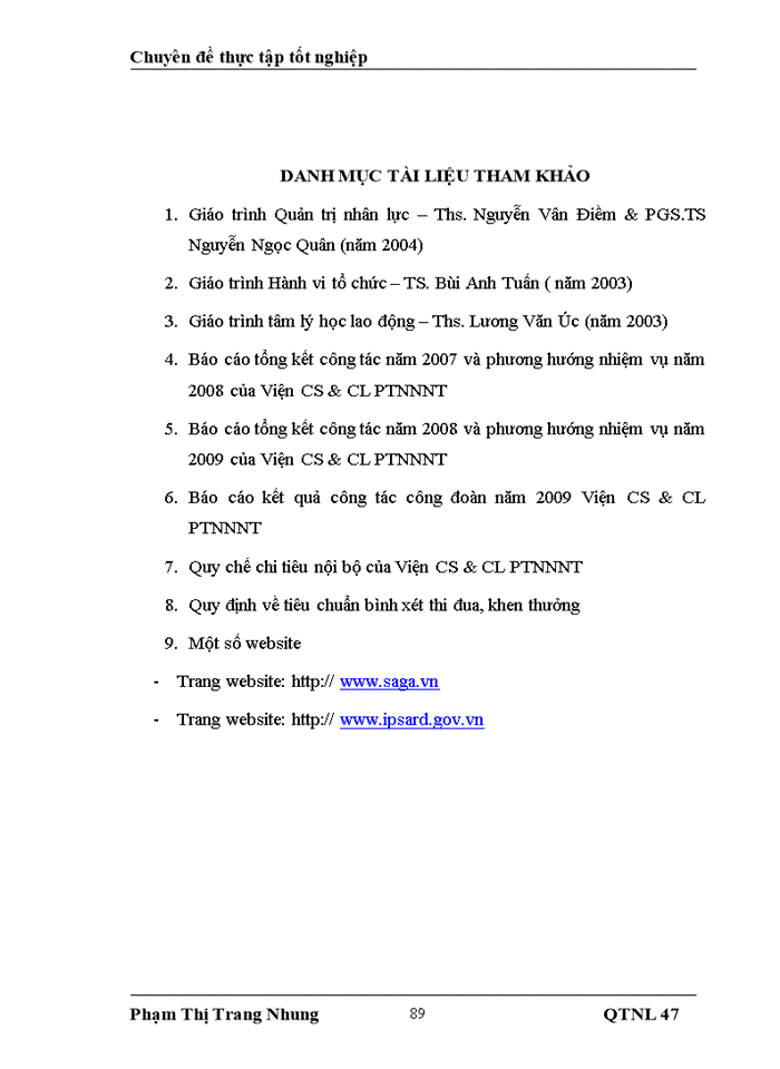 image for page Hoàn thiện công tác tạo động lực cho cán bộ nghiên cứu khoa học tại Viện Chính sách và Chiến lược Phát triển nông nghiệp nông thôn