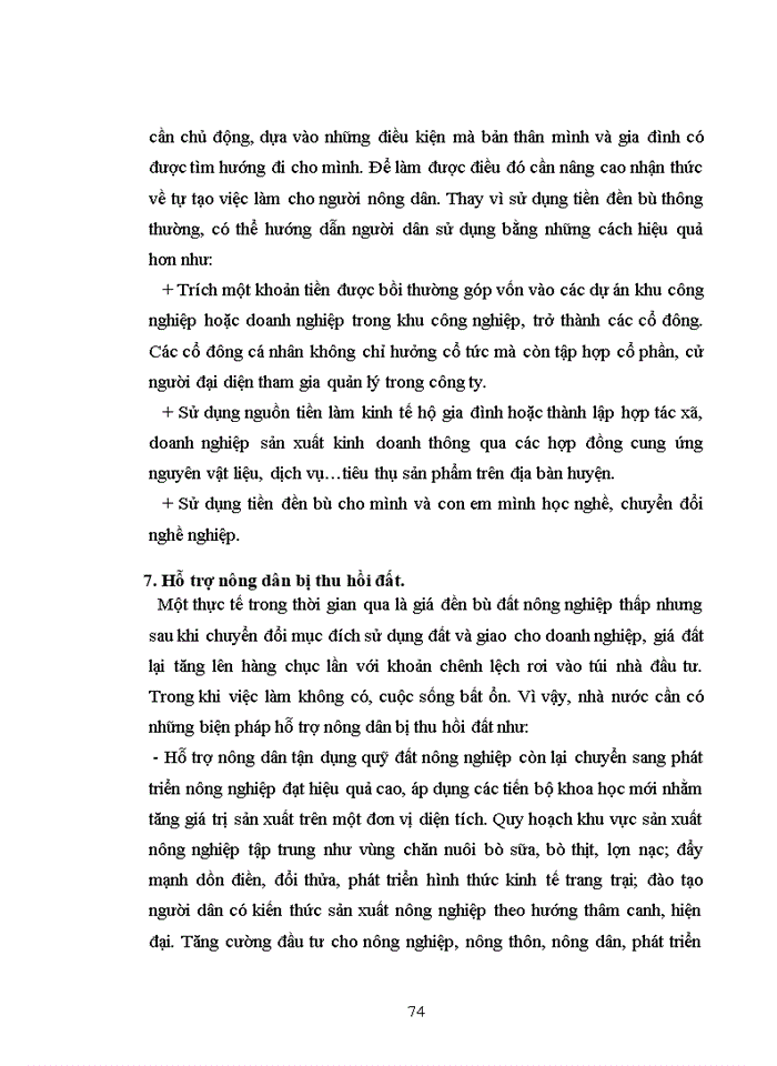 image for page Giải pháp tạo việc làm cho nông dân bị thu hồi đất nông nghiệp trên địa bàn huyện Gia Lâm