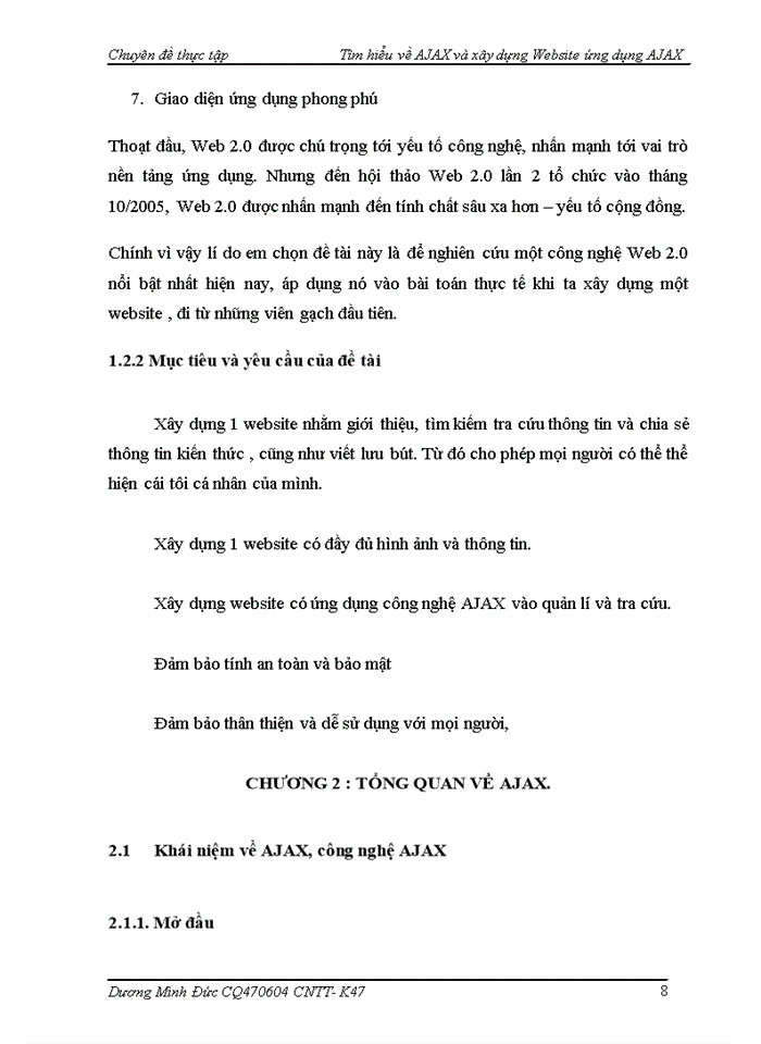 image for page Tìm hiểu về AJAX và Xây dựng Website ứng dụng AJAX