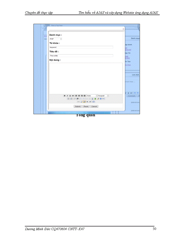 image for page Tìm hiểu về AJAX và Xây dựng Website ứng dụng AJAX