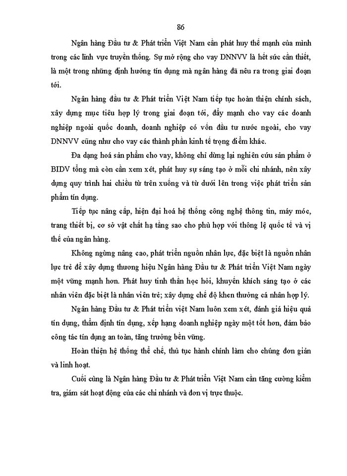 image for page Mở rộng cho vay đối với doanh nghiệp nhỏ và vừa tại Ngân hàng Đầu tư và Phát triển Việt Nam chi nhánh Quang Trung