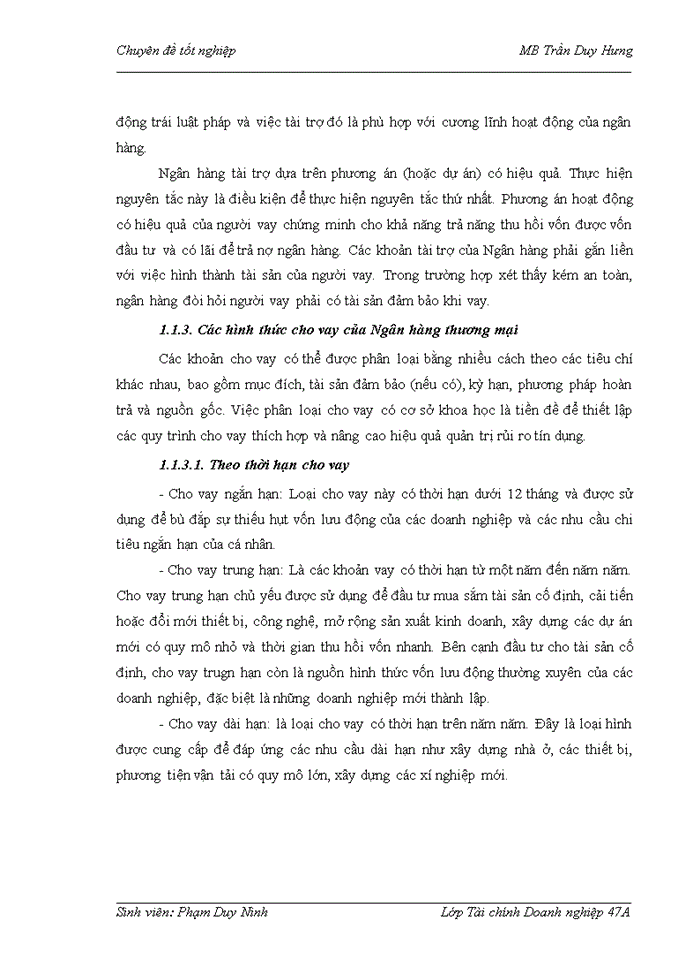 image for page Mở rộng hoạt động cho vay tiêu dùng tại Ngân hàng Thương mại Cổ phần Quân đội Chi nhánh Trần Duy Hưng