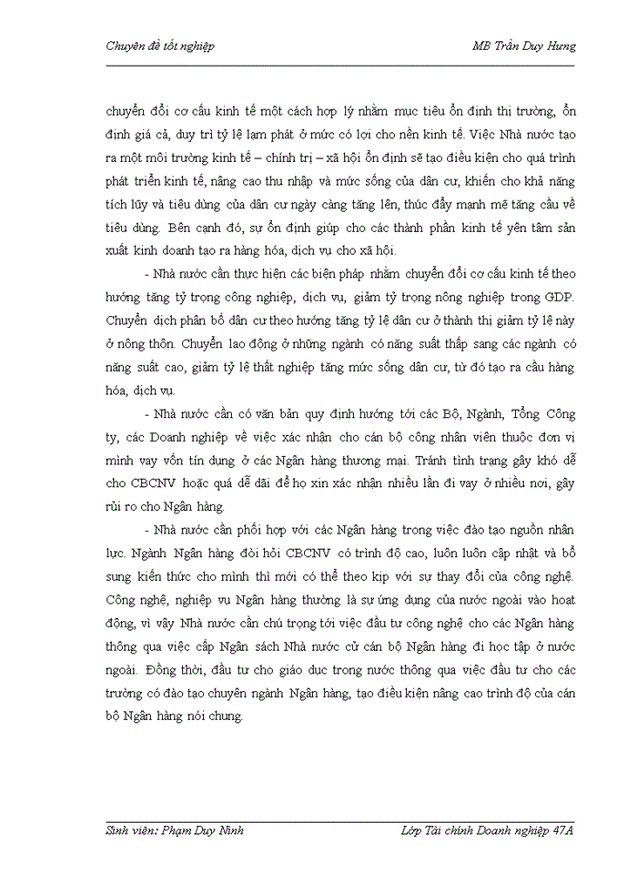 image for page Mở rộng hoạt động cho vay tiêu dùng tại Ngân hàng Thương mại Cổ phần Quân đội Chi nhánh Trần Duy Hưng