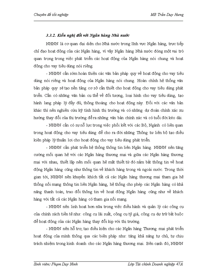 image for page Mở rộng hoạt động cho vay tiêu dùng tại Ngân hàng Thương mại Cổ phần Quân đội Chi nhánh Trần Duy Hưng