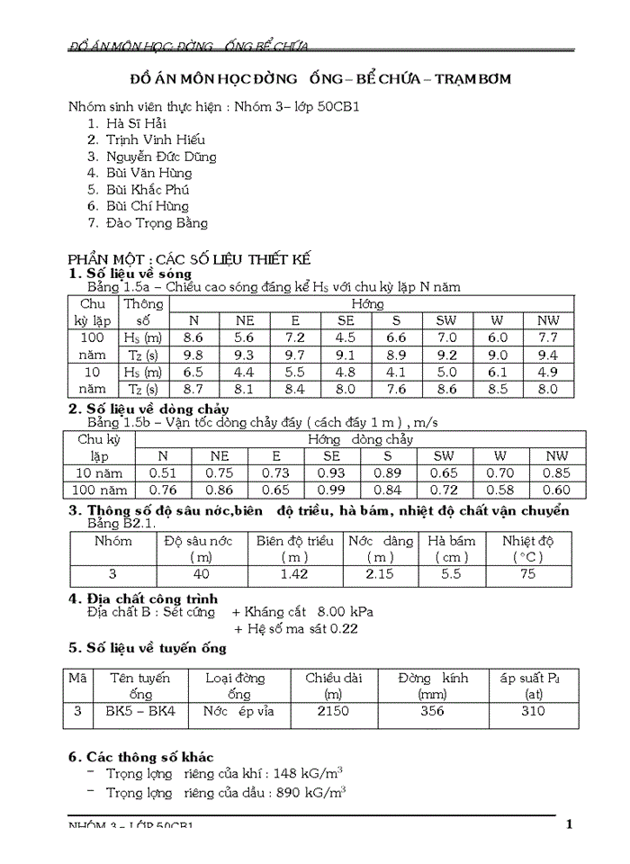 image for page Đồ án môn học đường ống bể chứa trạm bơm