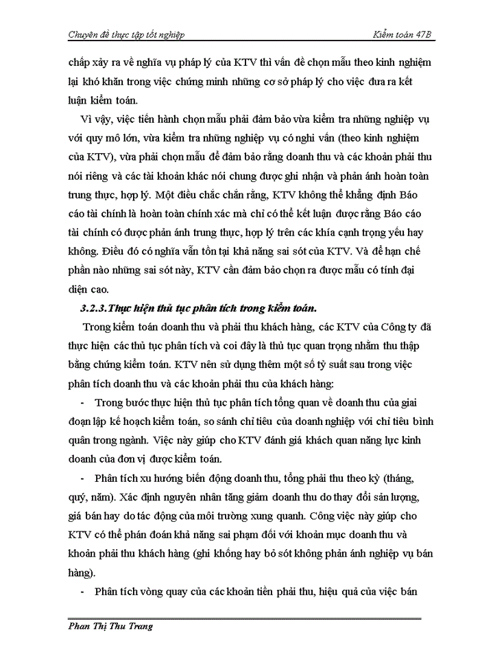 image for page Quy trình Kiểm toán doanh thu và khoản mục phải thu khách hàng do Công ty Trách nhiệm Hữu hạn Tài chính và Kiểm toán Việt Nam thực hiện