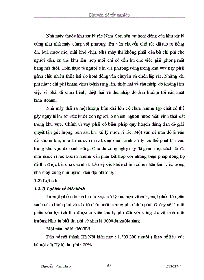image for page Tình hình xử lý quản lý rác ở Hà Nội và thực trạng hoạt động của nhà máy xử lý nước rỉ rác thuộc khu liên hợp xử lý rác Nam Sơn