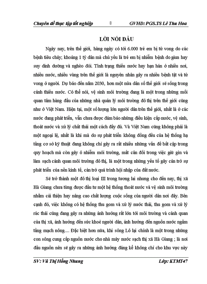 image for page Đánh giá hiệu quả Dự án đầu tư Xây dựng hệ thống thoát nước và xử lý nước thải thị xã Hà Giang- tỉnh Hà Giang