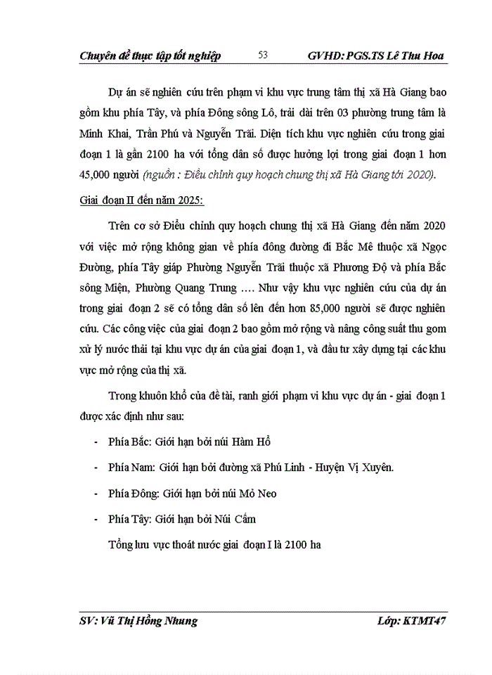 image for page Đánh giá hiệu quả Dự án đầu tư Xây dựng hệ thống thoát nước và xử lý nước thải thị xã Hà Giang- tỉnh Hà Giang