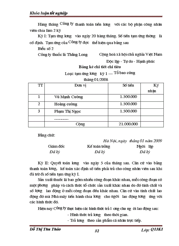 image for page Hoàn thiện công tác Kế toán tiền lương và các khoản trích theo lương tại Công ty thuốc lá Thăng Long