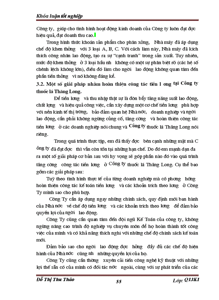 image for page Hoàn thiện công tác Kế toán tiền lương và các khoản trích theo lương tại Công ty thuốc lá Thăng Long